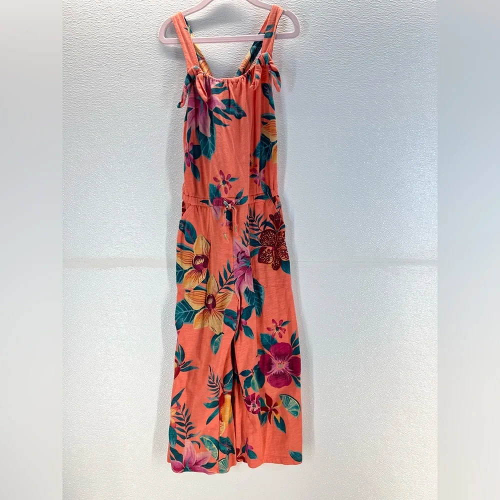 Old Navy Girls Floral Jumpsuit – Size 6–7 🌺